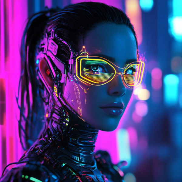 Futuristic AI-Generated Avatars | Cyberpunk & Sci-Fi NFT Art - Image 3