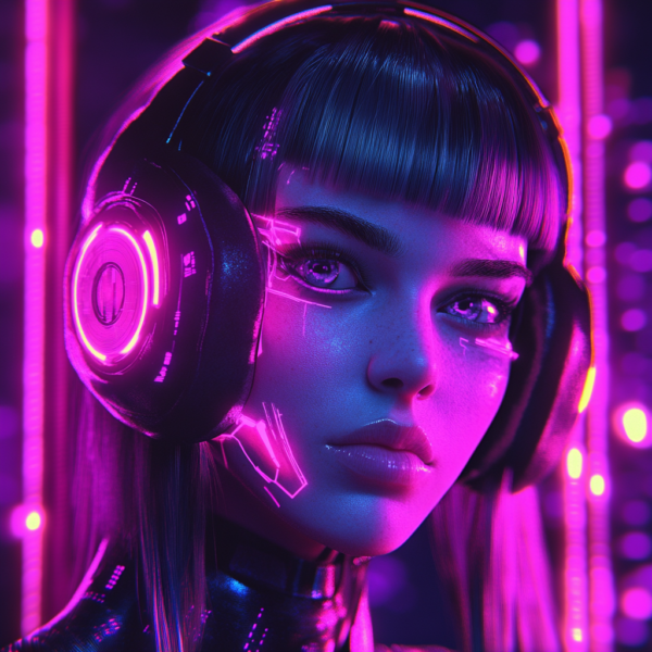 Futuristic AI-Generated Avatars | Cyberpunk & Sci-Fi NFT Art